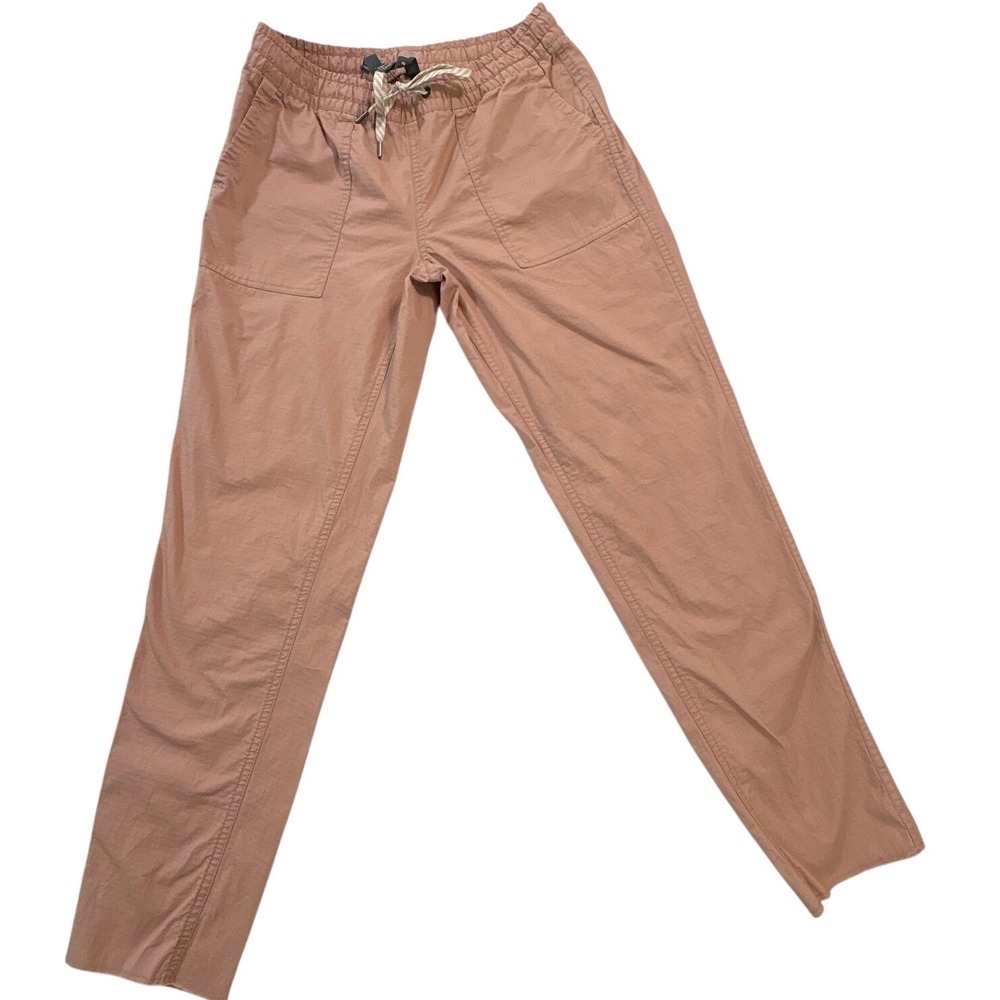 Vuori Ripstop Pants Womens XS Dusty Rose Pink Organic Cotton Hiking Travel